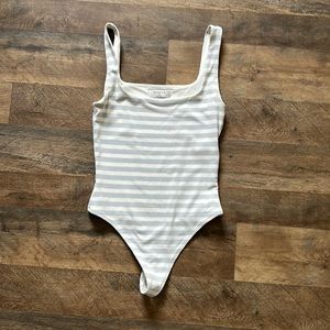 Aritzia Babaton stripped body suit.